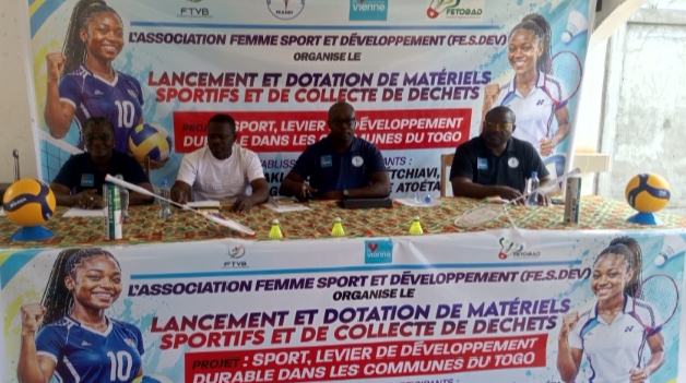 Togo/Lacs 2 : FE.S.DEV lance son projet sport et développement durable à Aklakou